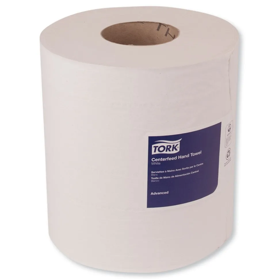 Tork Advanced 2-Ply 8.5 in. x 11.8 in. Centerfeed Hand Towels - White (6/Carton)