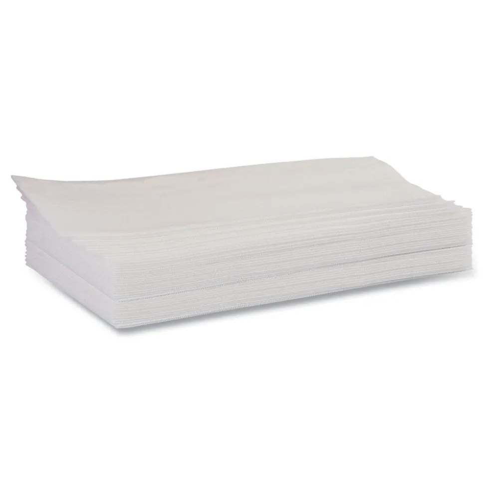 Tork 192815 13 in. x 21 in. 1-Ply 2 in 1 Wiper - White (120/Carton)