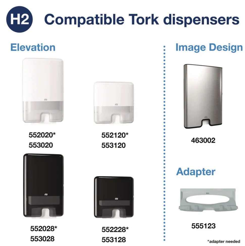 Tork 8.3 in. x 9.25 in. 1-Ply Xpress Compressed Multifold Hand Towels - White (12 Packs/Carton)