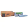 Tork 1-Ply 15.4 in. x 12.8 in. Unscented Low-Lint Cleaning Cloth - Blue (5/Carton)