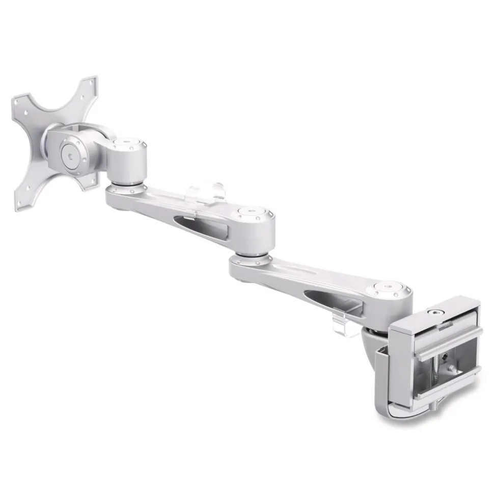 Tripp Lite Dual-Extension Monitor Mount for Slat Wall System for 32-in TVs 4.9w x 4.7d x 20.5h Silver Supports 22 lb