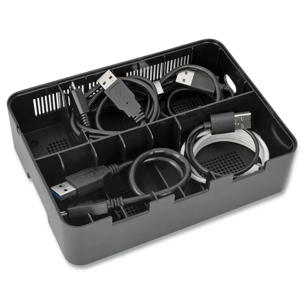 Tripp Lite 4.9 in. x 2.6 in. x 6.6 in. 7 Devices USB Charging Station with Quick Charge - Black