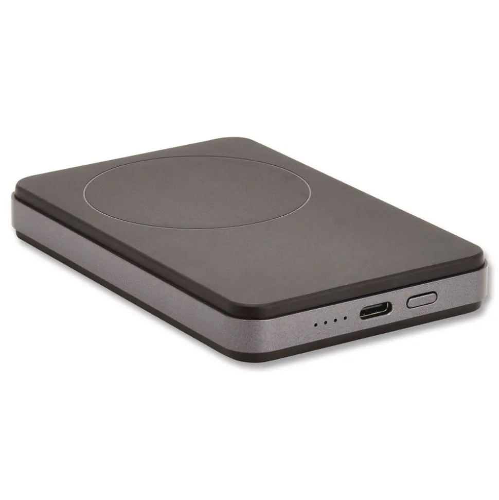 Tripp Lite Portable Wireless Magnetic Charging Power Bank USB C Black