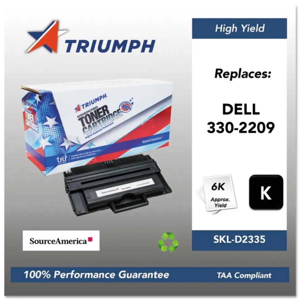 Triumph Remanufactured 330-2209 6,000 Page-Yield High-Yield Toner - Black