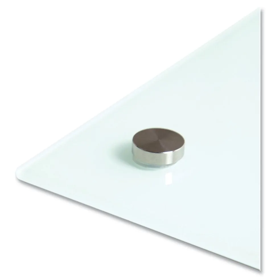 U Brands 47 x 35 Glass Dry Erase Board - White Surface