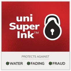 uni-ball 207 Impact Bold 1 mm Retractable Gel Pen - Black Ink/Black Barrel