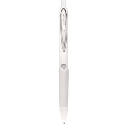 uni-ball Medium 0.7 mm 207 Plusplus Retractable Gel Pen - Black Ink, White Barrel (1-Dozen)