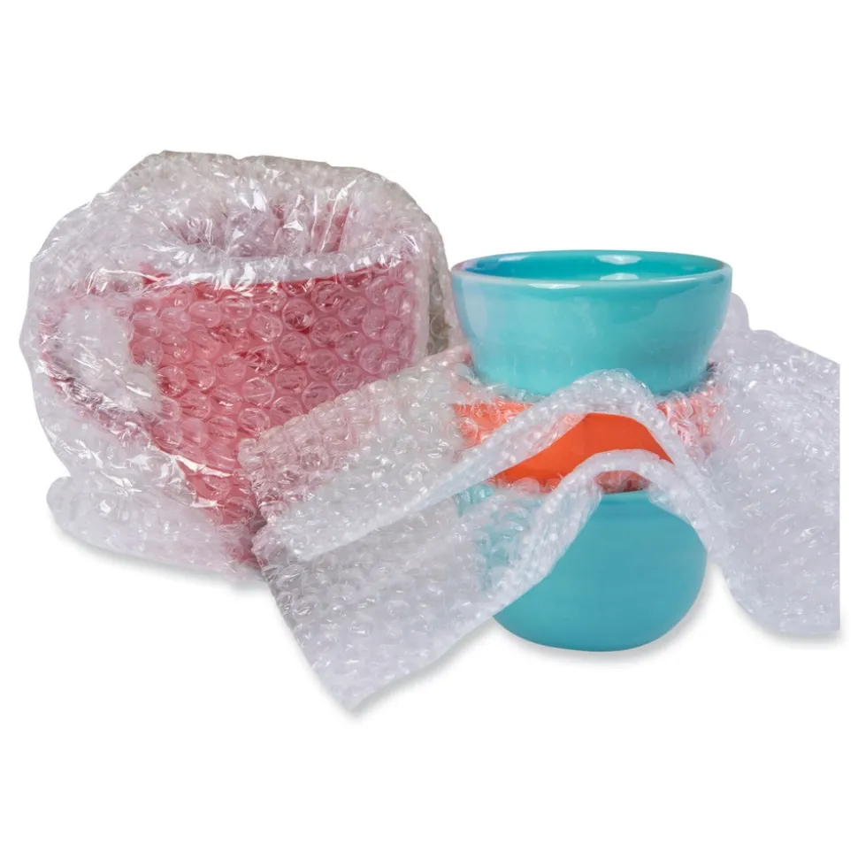 Universal 24 in. x 50 ft. 0.19 in. Thick Bubble Packaging Perforated Every 24 in. - Clear (8/Carton)