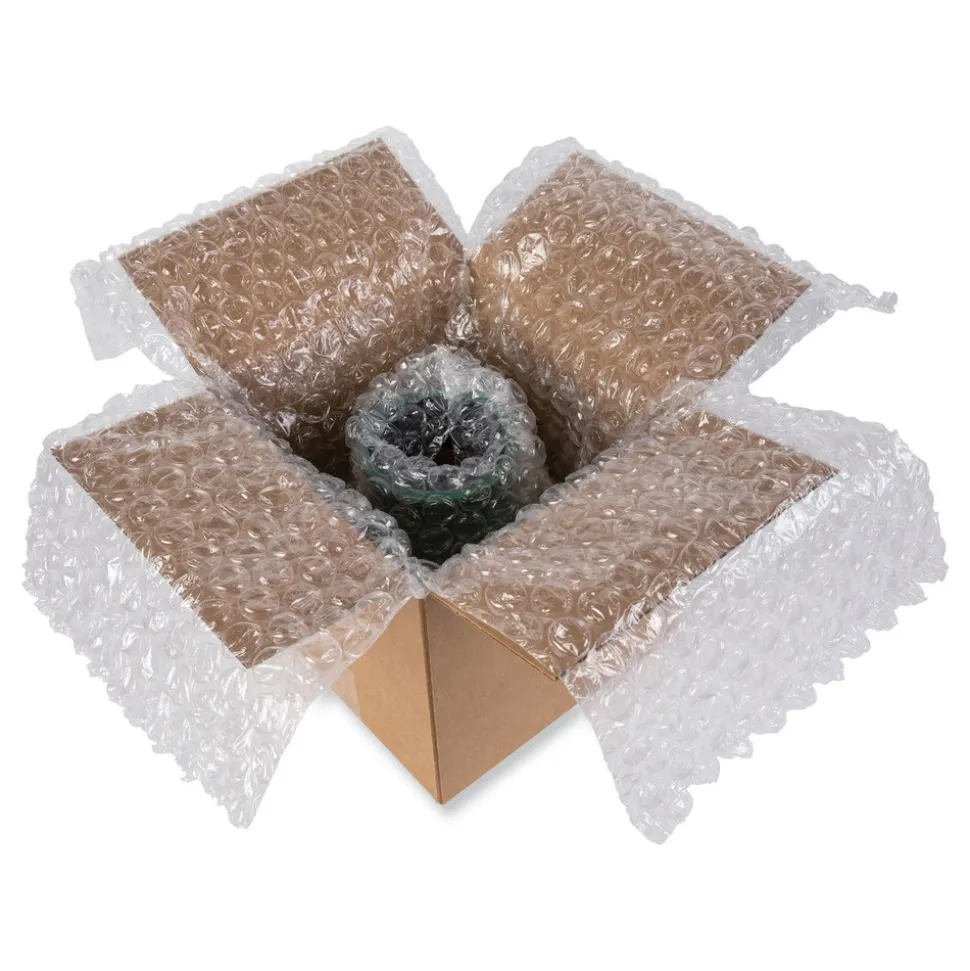 Universal 24 in. x 50 ft. 0.19 in. Thick Bubble Packaging Perforated Every 24 in. - Clear (8/Carton)