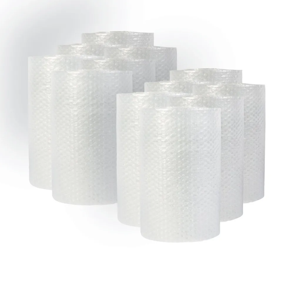 Universal 12 in. x 30 ft. 0.19 in. Thick Bubble Packaging Perforated Every 12 in. - Clear (12/Carton)