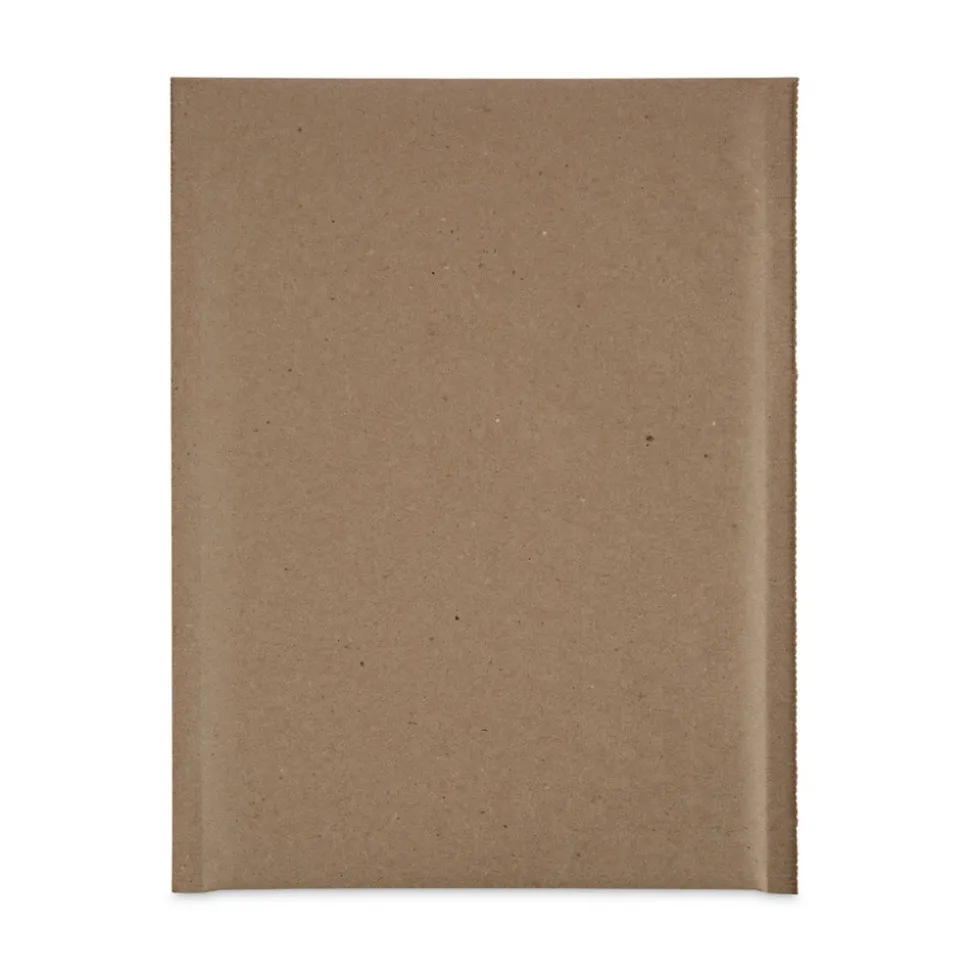 Universal 6 in. x 10 in. Barrier Bubble Air Cell Cushion Self-Adhesive Closure #0 Natural Self-Seal Cushioned Mailer - Kraft (200/Carton)
