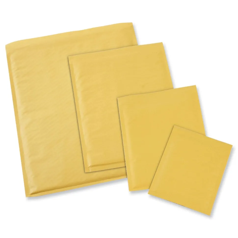 Universal 14.25 x 20 Peel Seal Strip Cushioned Mailer, Extension Flap, Self-Adhesive Closure (50/Carton)