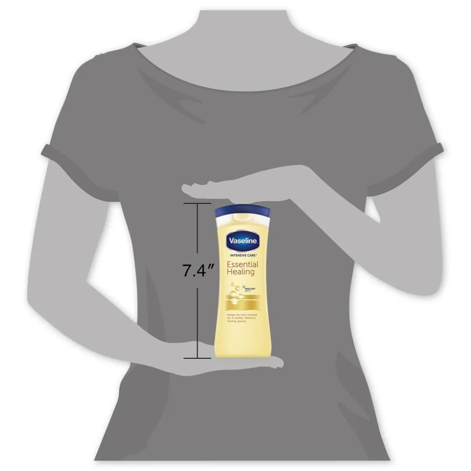 Vaseline Intensive Care 20.3 oz. Pump Bottle Essential Healing Body Lotion (4/Carton)