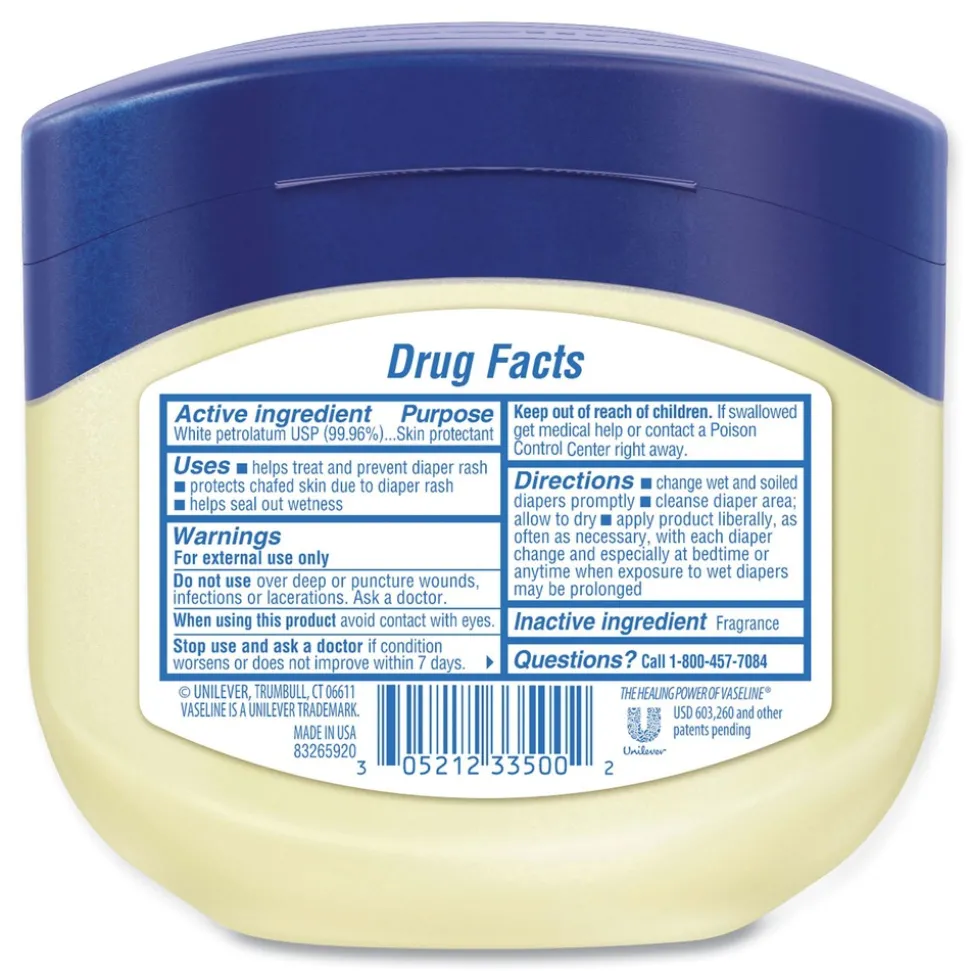 Vaseline 13 oz Jelly Original (24/Carton)