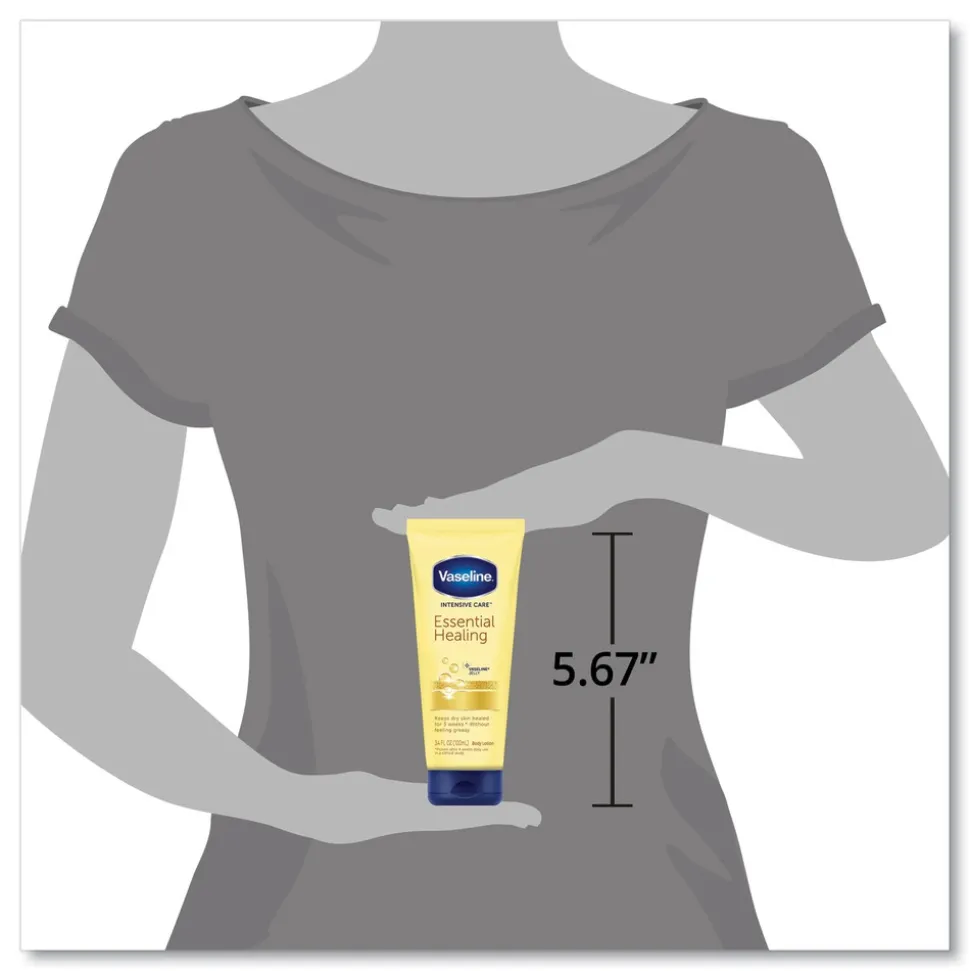 Vaseline 3.4 oz. Squeeze Tube Intensive Care Essential Healing Body Lotion