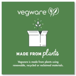 Vegware 96 Series Compostable Cold Cup Lids (1000/Carton)