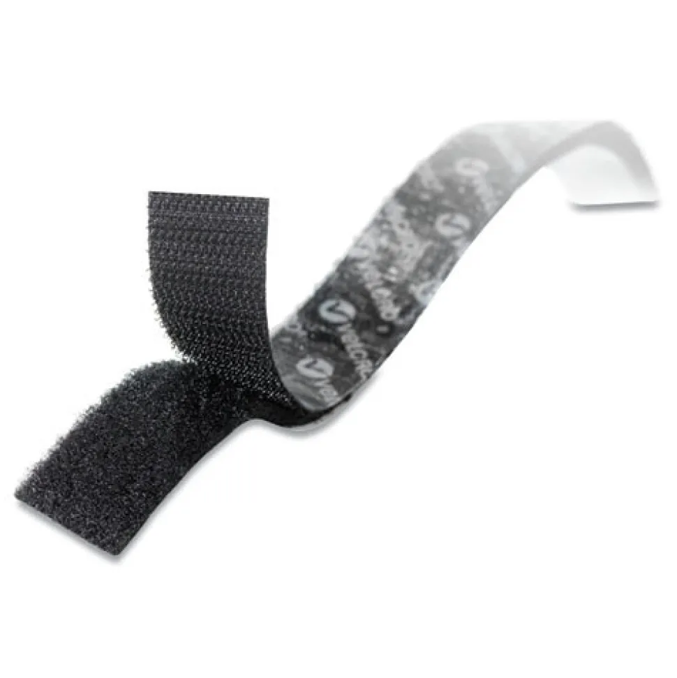 Velcro 0.75 in. x 30 ft. Removable Adhesive Sticky-Back Fasteners - Black (1-Roll)