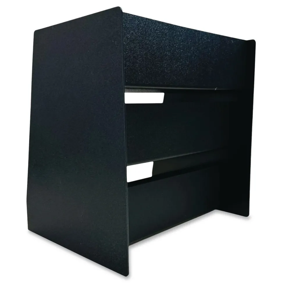 Vertiflex Commercial Grade 14.5 in. x 11.75 in. x 15 in. Vertical Condiment Organizer - Black