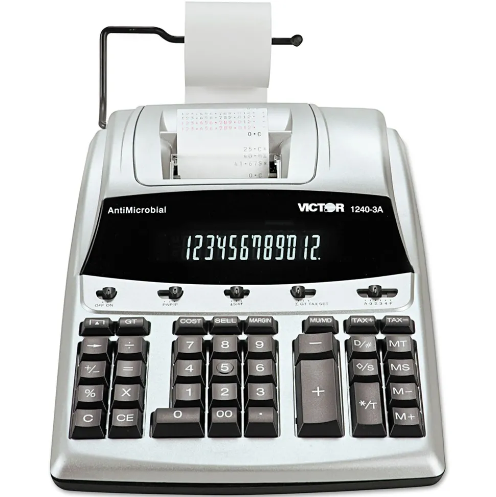 Victor Black/Red Print 4.5 Lines/Sec Antimicrobial Printing Calculator