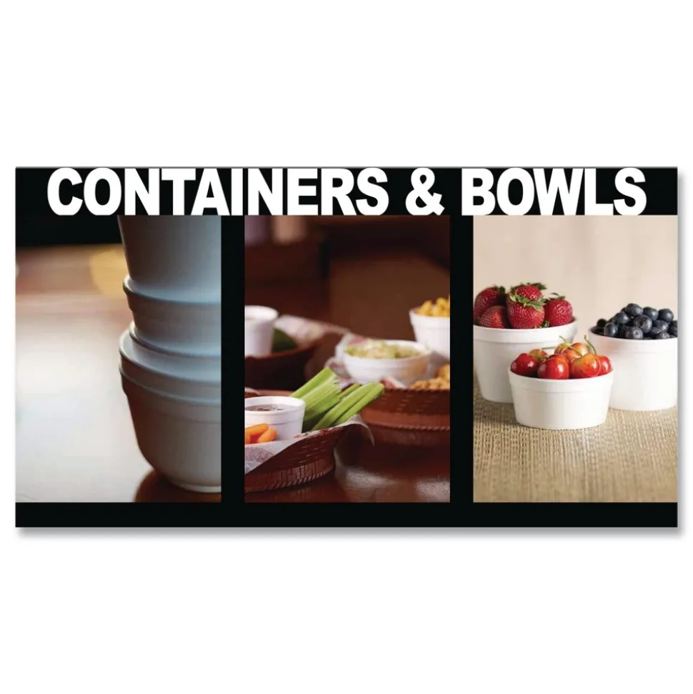 WinCup 222001 32 oz Tall Style Foam Bowls - White (250/Carton)