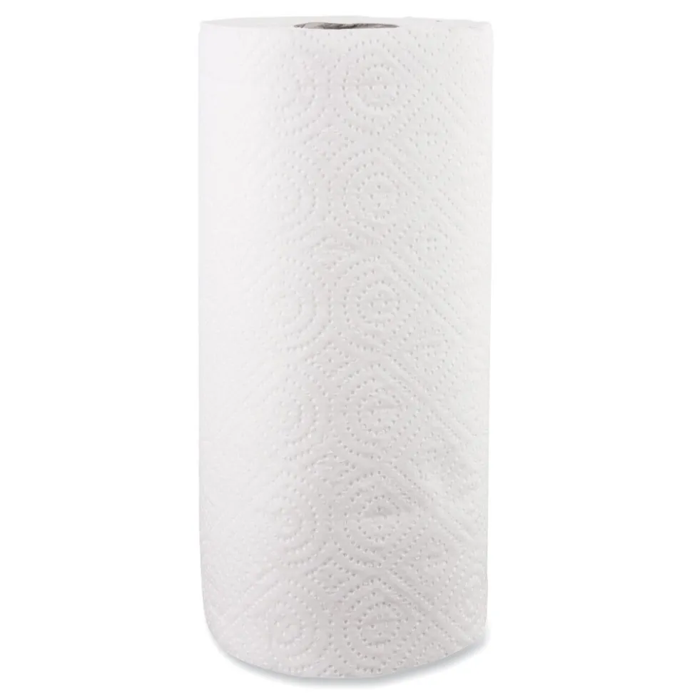 Windsoft WIN1220CT 11 in. x 8.8 in. 2-Ply Kitchen Roll Towels - White (30 Rolls/Carton)