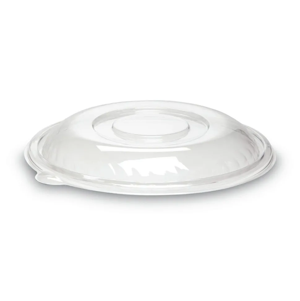 WNA 12 in. x 1.5 in. Caterline Pack n' Serve Plastic Dome Lids - Clear (25/Carton)