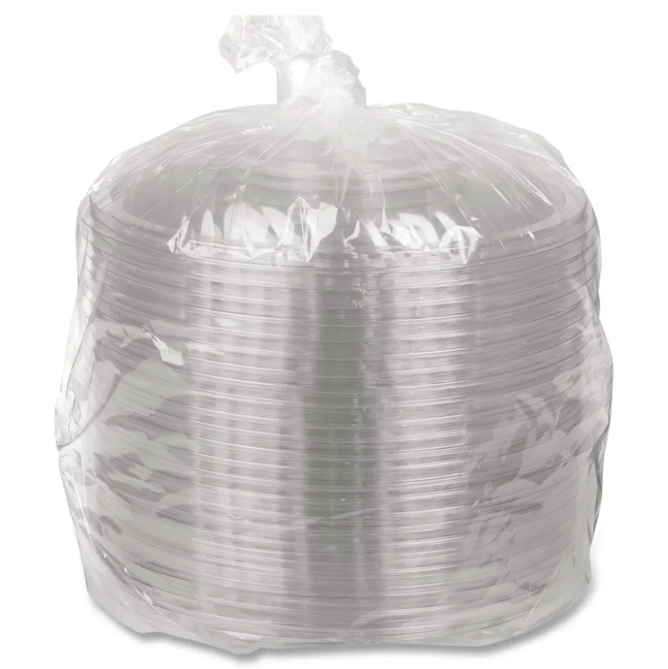 WNA 12 in. x 1.5 in. Caterline Pack n' Serve Plastic Dome Lids - Clear (25/Carton)