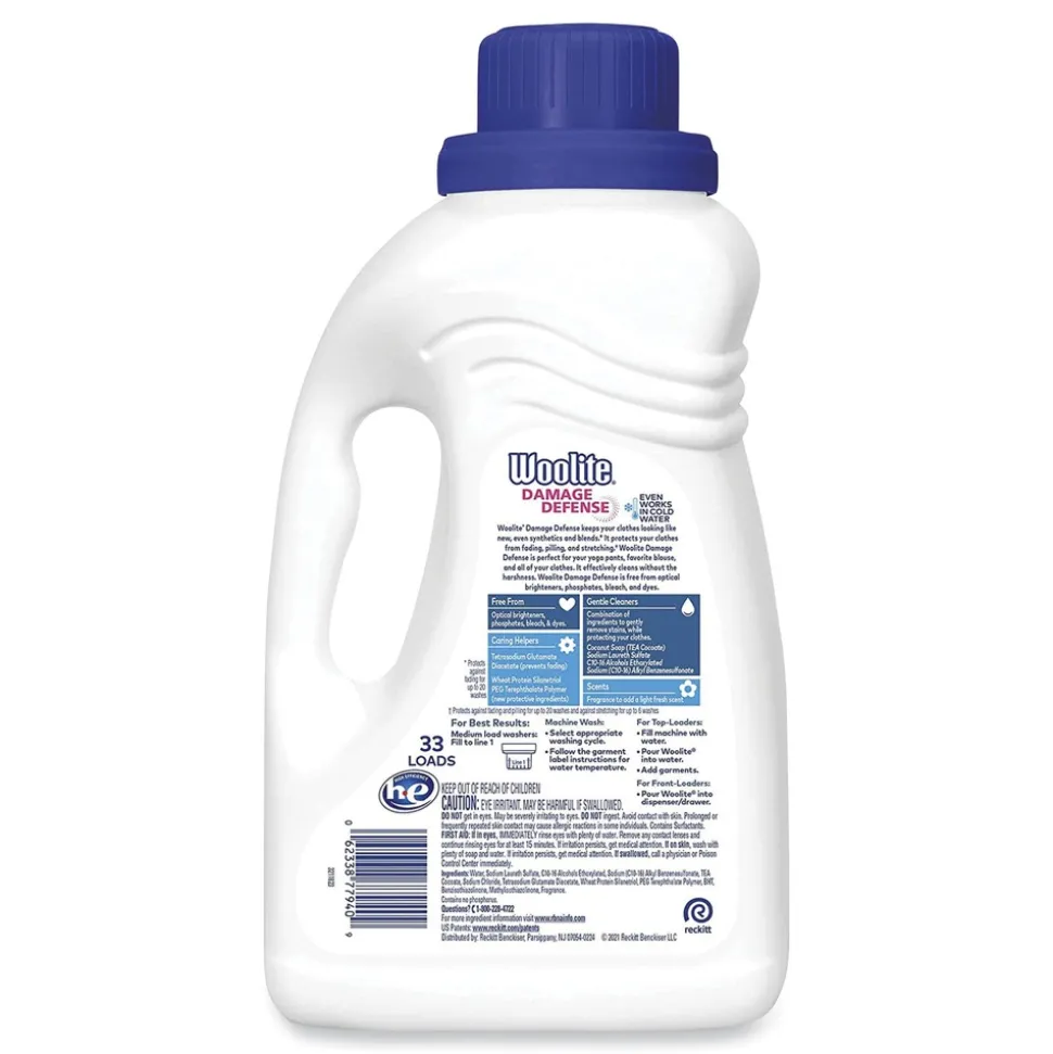 WOOLITE 50 oz. Bottle Laundry Detergent for All Clothes - Light Floral (6/Carton)