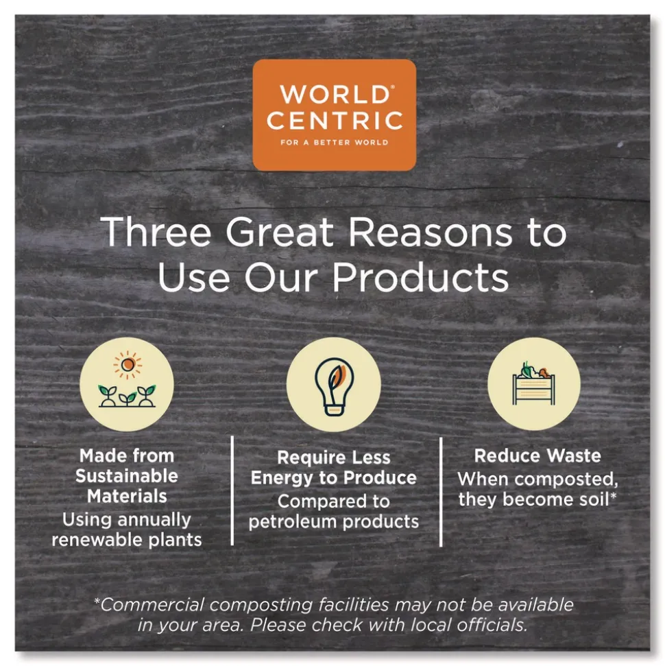 World Centric 8 in. Wrapped Sustainable Kraft Paper Straws - Natural (6000/Carton)