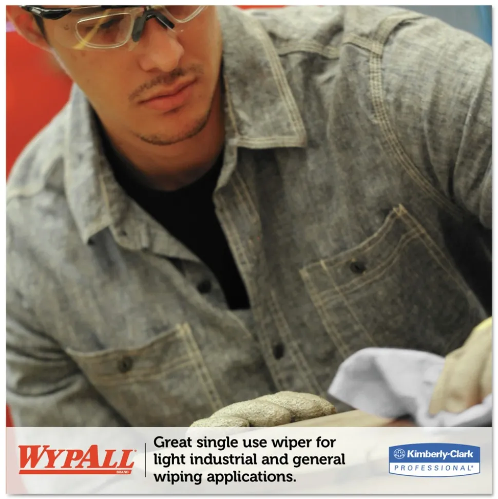 WypAll 176/Box L20 Brag Box Wipers - White