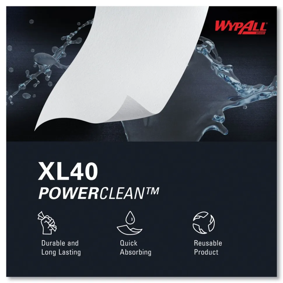 WypAll 10.8 in. x 10 in. POP-UP Box L40 Towels - White (810/Carton)