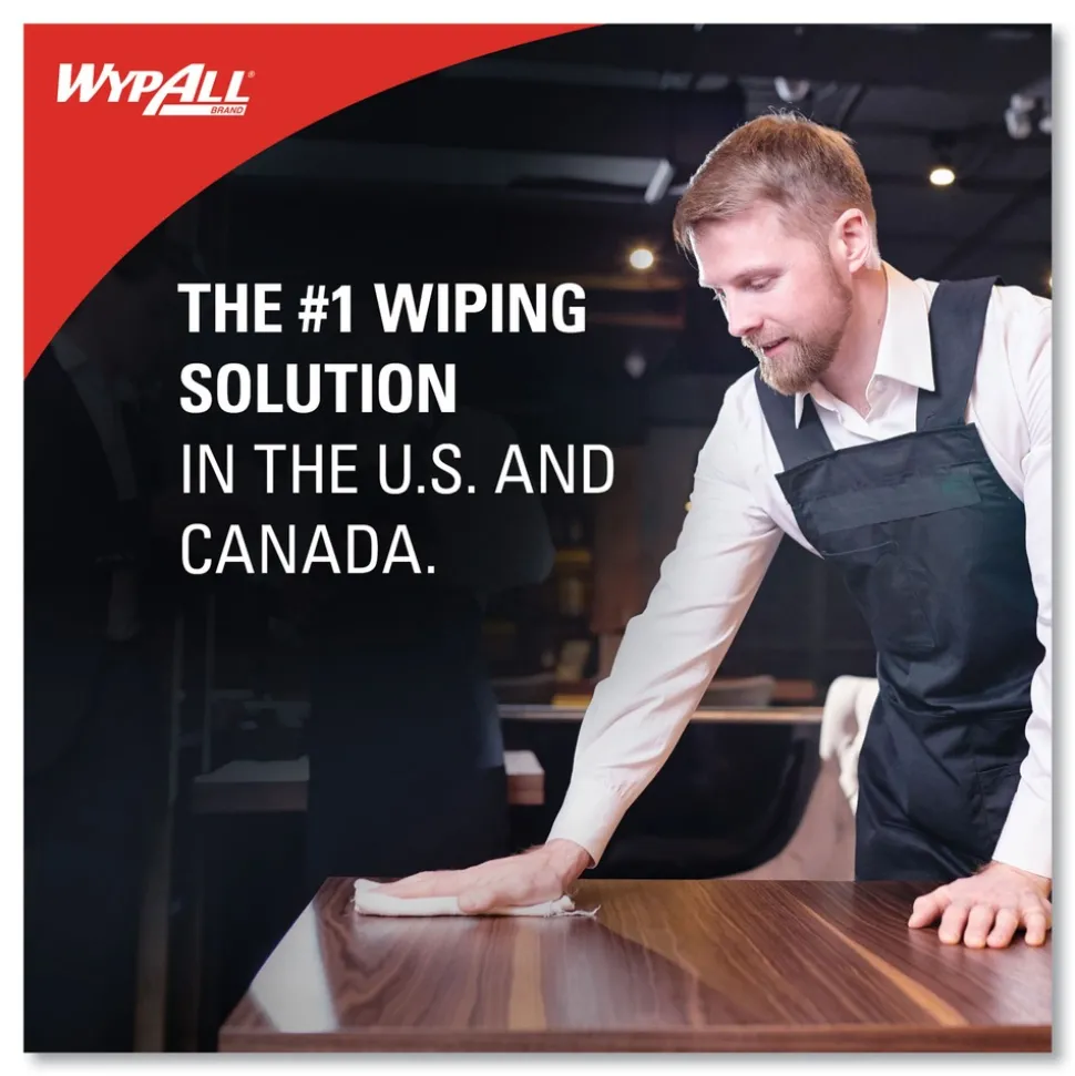 WypAll 1-Ply 9 in. x 10.5 in. L10 Towels with POP-UP Box - White (125/Box, 18 Boxes/Carton)