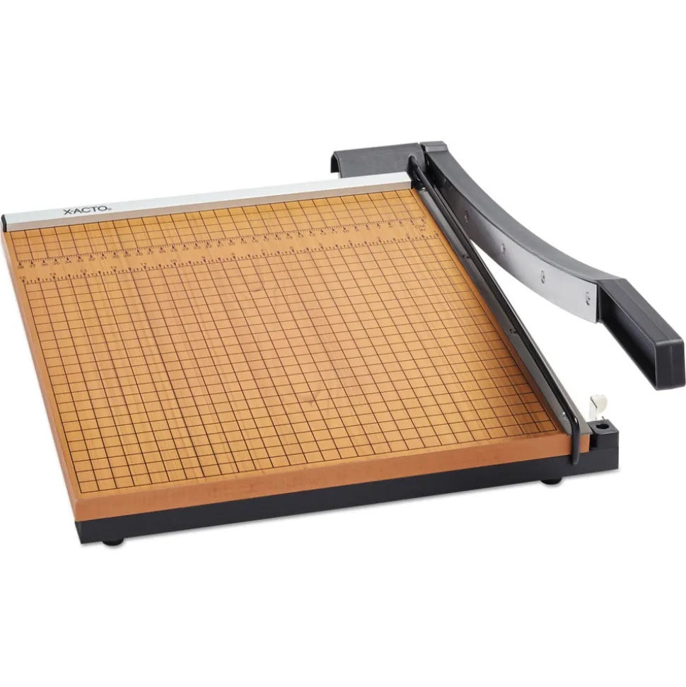 X-ACTO 15 in. x 15 in. 15 Sheets Square Commercial Grade Wood Base Guillotine Trimmer