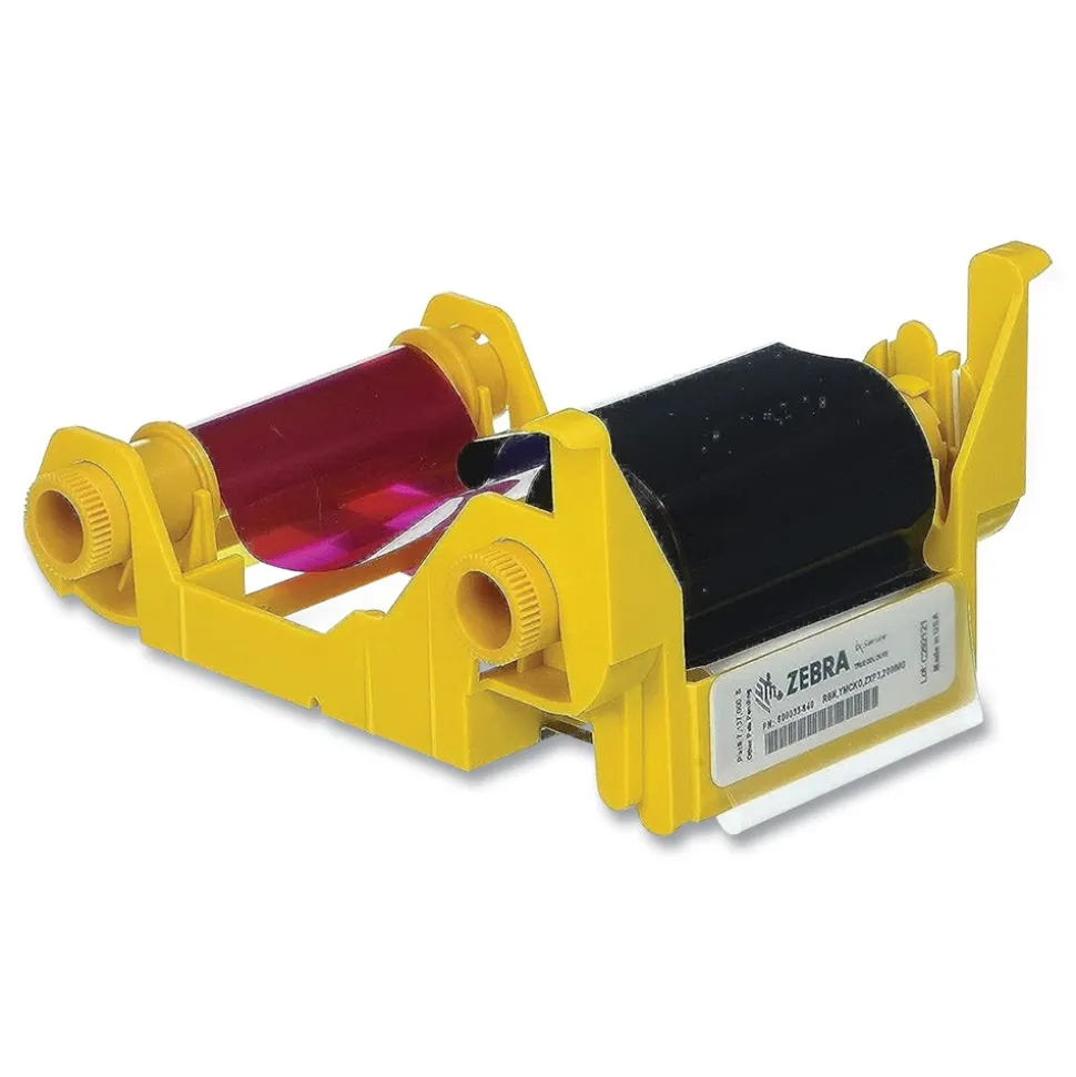 Zebra Technologies True Colors Wax Ribbon - Black/Cyan/Magenta/Yellow